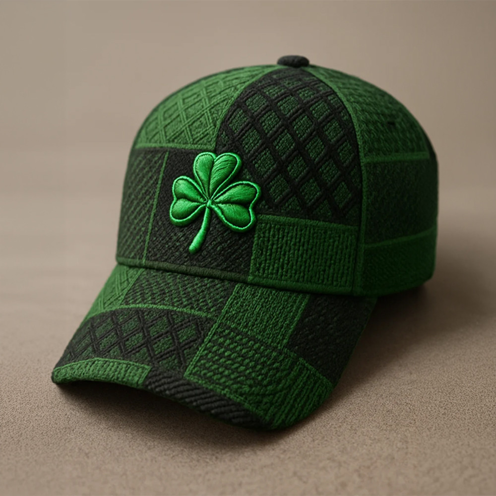 Shamrock Art Saint Patrick's Day Hat St Paddy's Day Baseball Cap Holiday Gift Idea