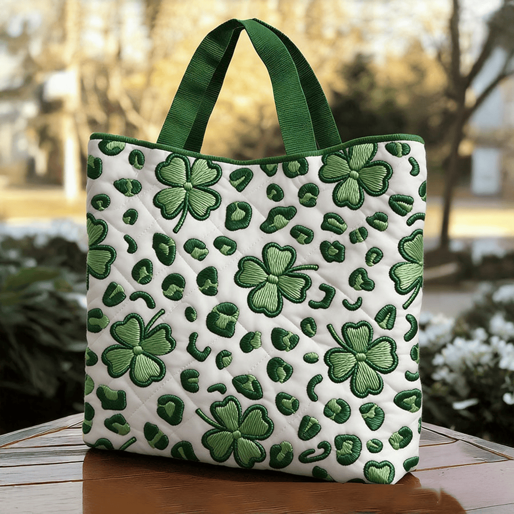 Shamrock Art St Patrick's Day Bag St Paddys Day Merchandise Cool Gift For Mother