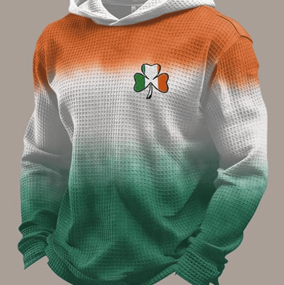 Shamrock Art St Patrick's Day Hoodie Saint Patricks Day Outfits Gift For Him