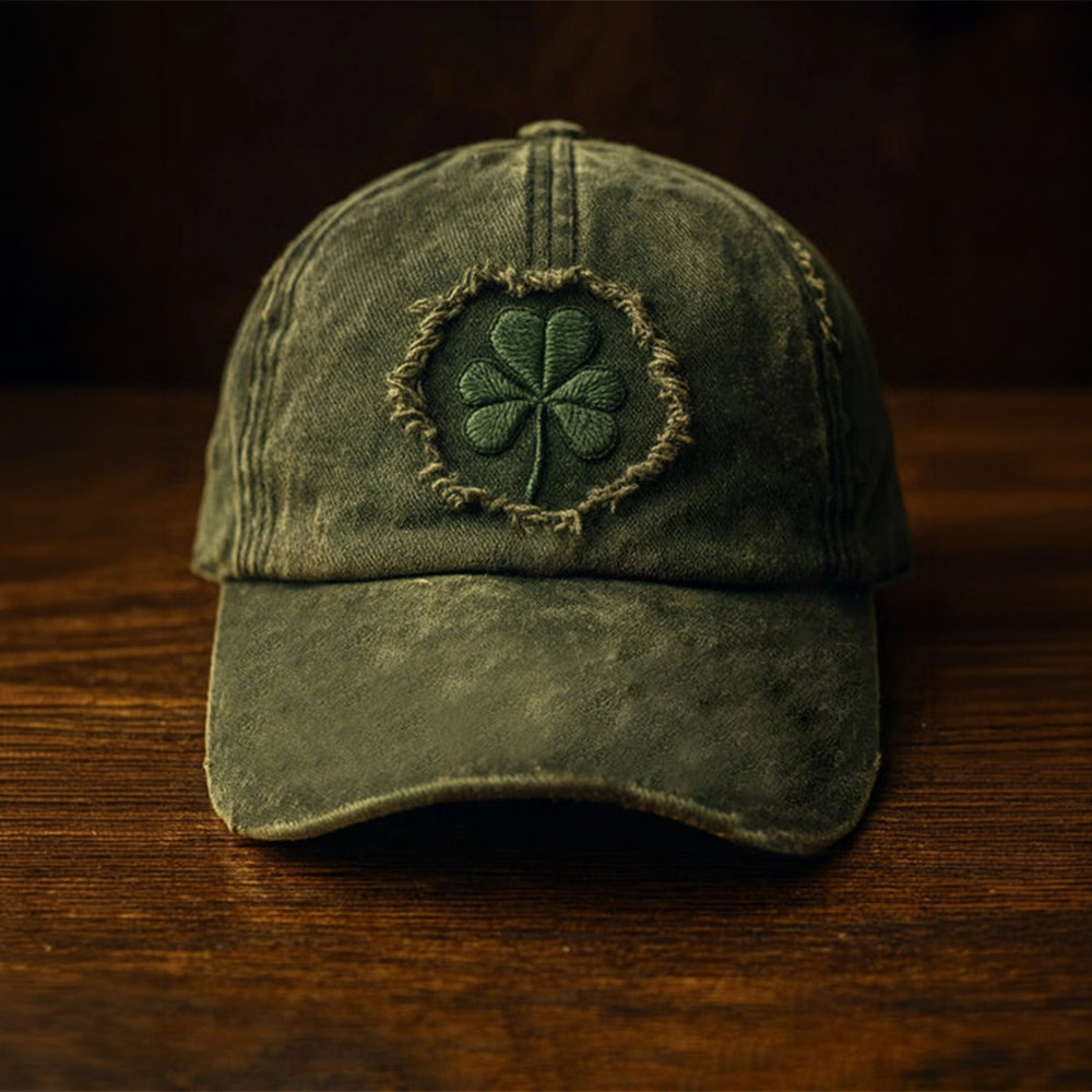 Shamrock Art Vintage Style Hat Happy Saint Patrick's Day Baseball Cap Pats Day Present