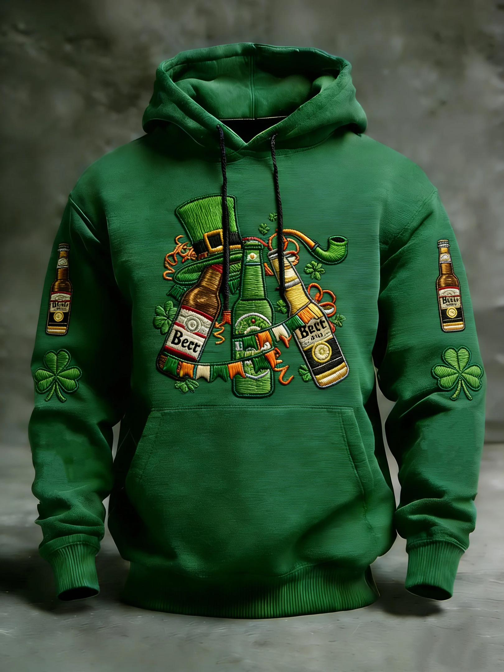 Shamrock Beer St Patrick's Day Hoodie St Patricks Outfit St Patty's Gift For Irish
