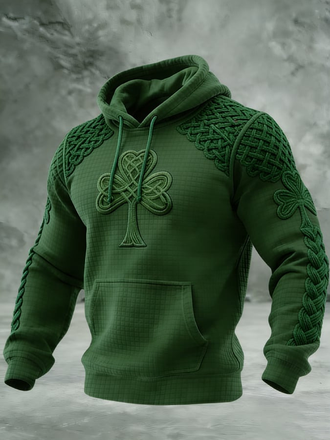 Shamrock Celtic Knot Hoodie Happy St Patricks Clothes St Patricks Day Gifts