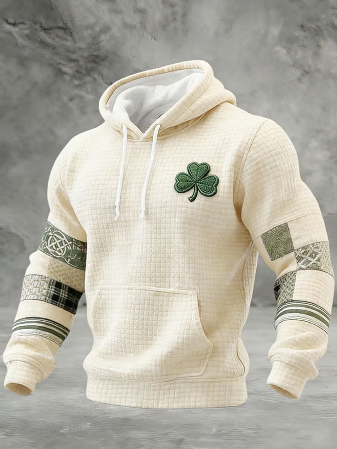 Shamrock Celtic Knot Hoodie St Patrick's Day Apparel St Patty's Gift Present Ideas