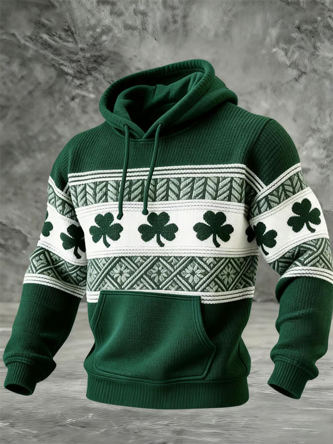 Shamrock Celts Hoodie St Patrick's Day Men's Apparel St Patricks Day Presents