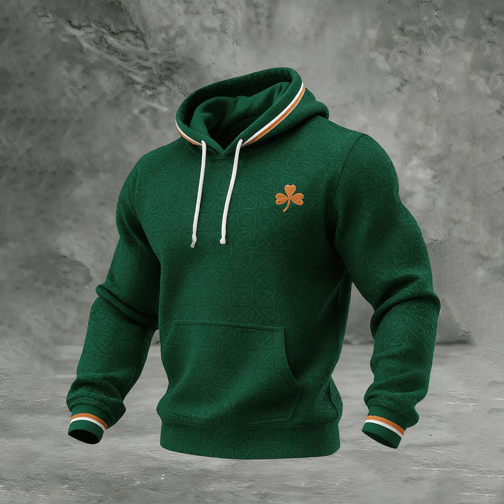 Shamrock Design St Patrick's Day Hoodie Saint Patricks Day Apparel Holiday Gift Idea