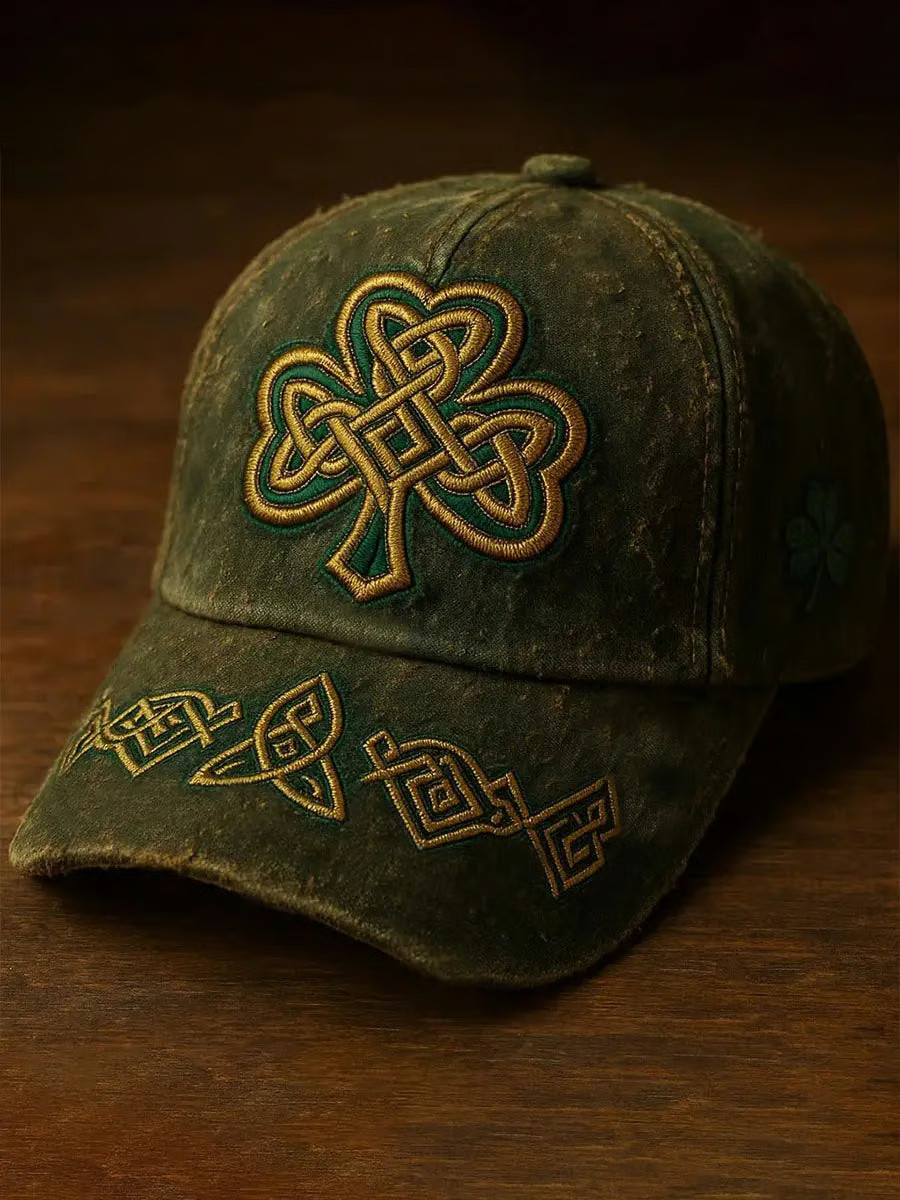 Shamrock Ireland Saint Patrick's Day Hat Embroidered Holiday Cap Happy Saint Patrick's Day Gifts