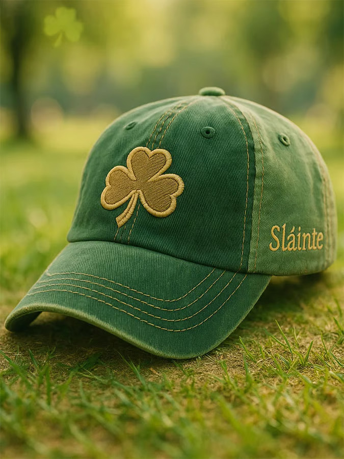 Shamrock Saint Patrick's Day Hat Embroidered Happy St Patrick's Day Gifts For Son