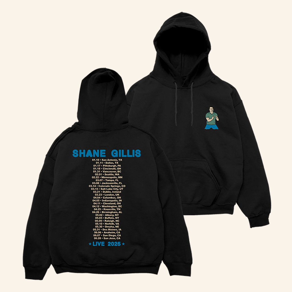 Shane Gillis Merch 2025 Tour Hoodie Top Christmas Gifts For Dad