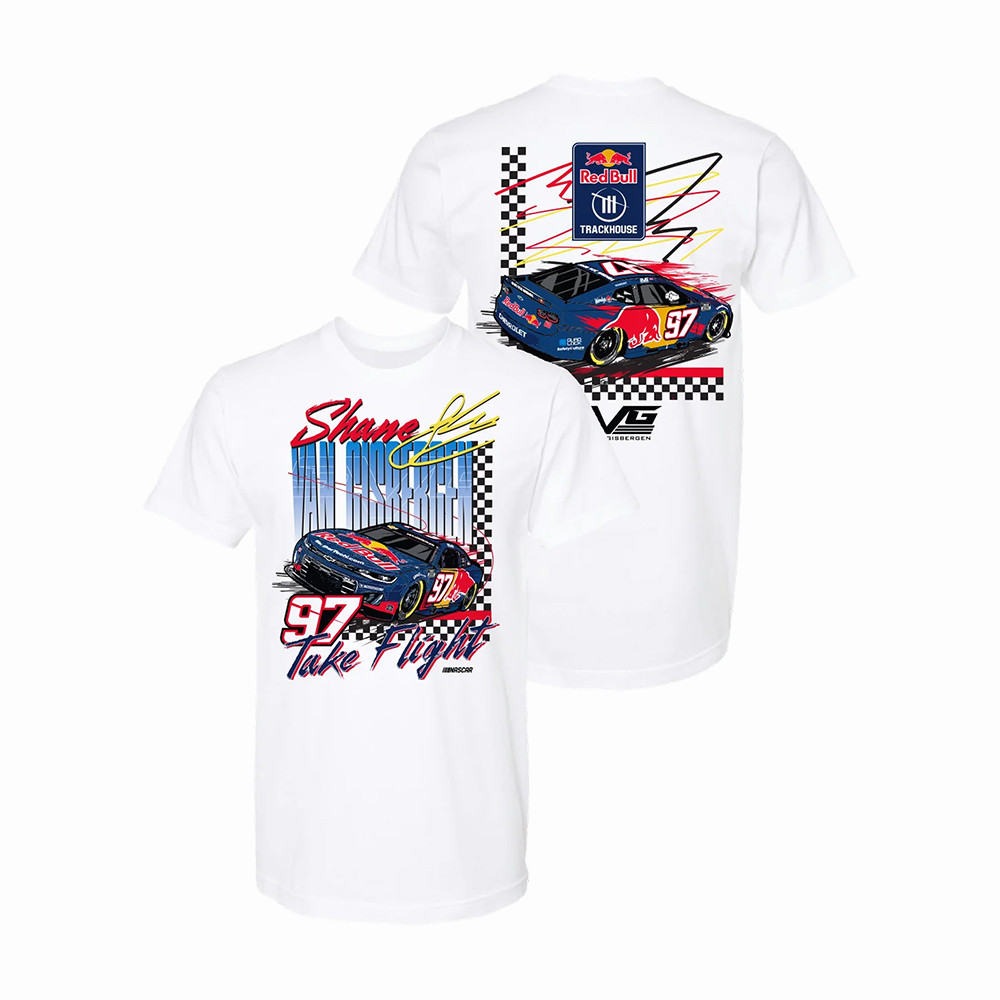 Shane Van Gisbergen Red Bull Take Flight T-Shirt Trackhouse Racing Merch Gift For Brothers