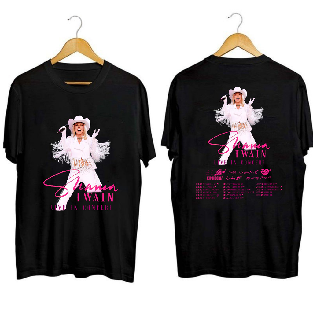 Shania Twain Tour 2025 Shirt Shania Twain Merch Gifts For Music Lovers