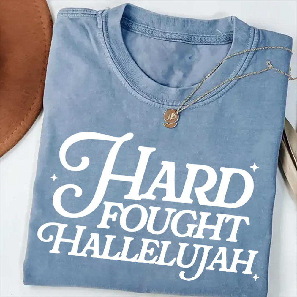 Shard Found Hallelejah T-Shirt Christian Graphic Tee Unique Present For Christians