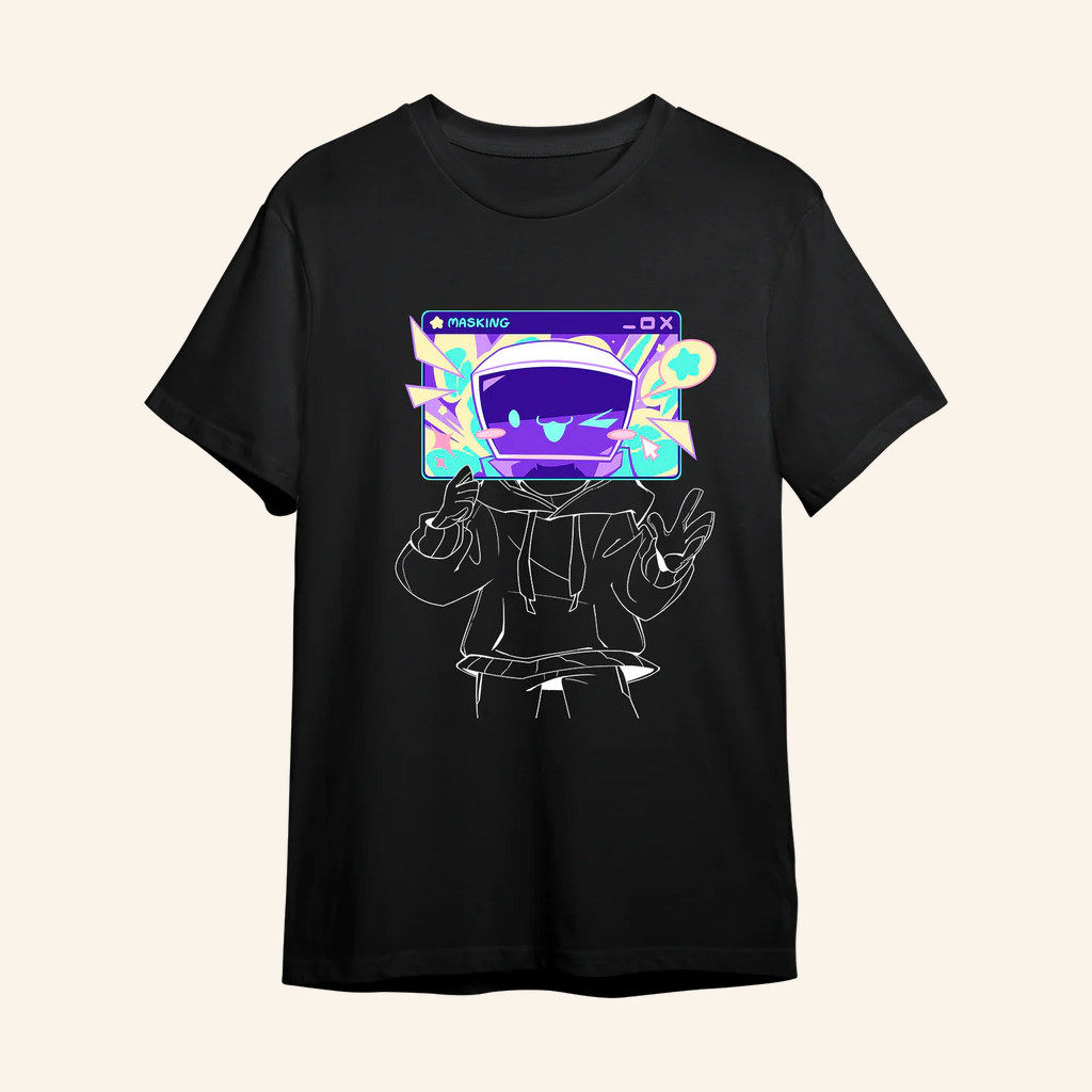 Shark Robot Merch Masking Shirt Best Gifts For Boyfriend