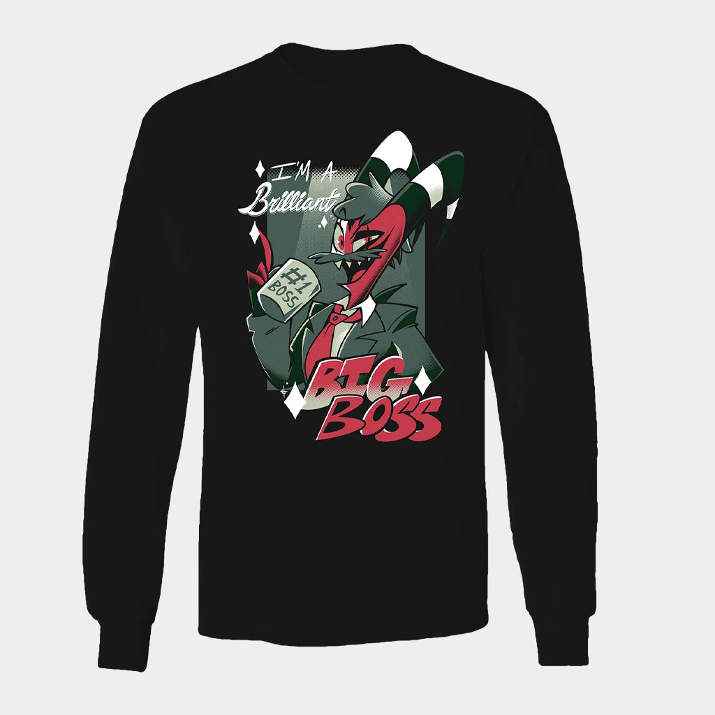 Shark Robot Merch Spindlehorse Brilliant Big Boss Long Sleeve Shirt Birthday Gift For Son