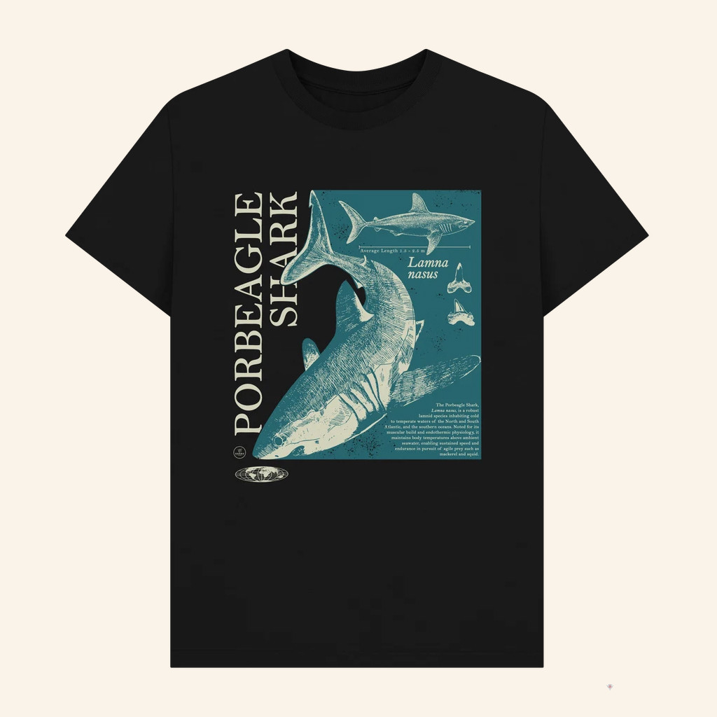 Shark Trust Clothing Merch Porbeagle Shark T-Shirt Unique Gifts For Brothers