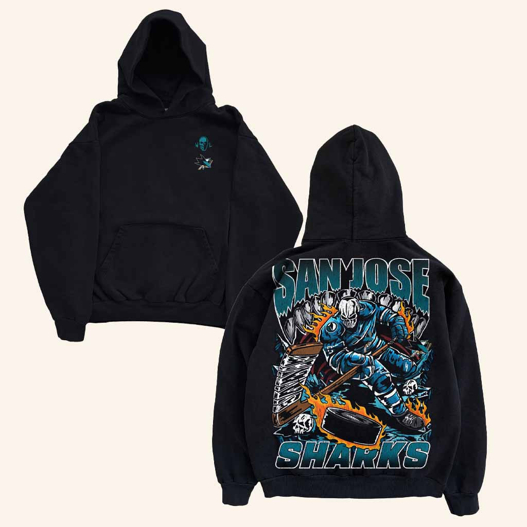 Sharks Pro Merch San Jose Sharks X Warren Lotas Sharks Black Hoodie Gifts For Boyfriend Sharks Pro Merch San Jose Sharks X Warren Lotas Sharks Black Hoodie Gifts For Boyfriend