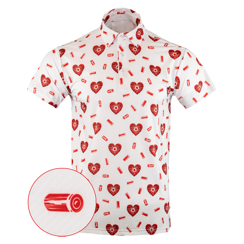 Shattered White Polo Shirt Tactical Polo Shirt Unique Birthday Gift For Husband