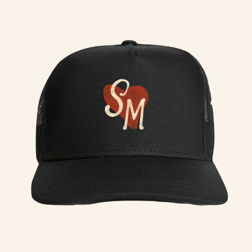 Shawn Mendes Merch SM Logo Trucker Hat Birthday Gifts For Music Lovers
