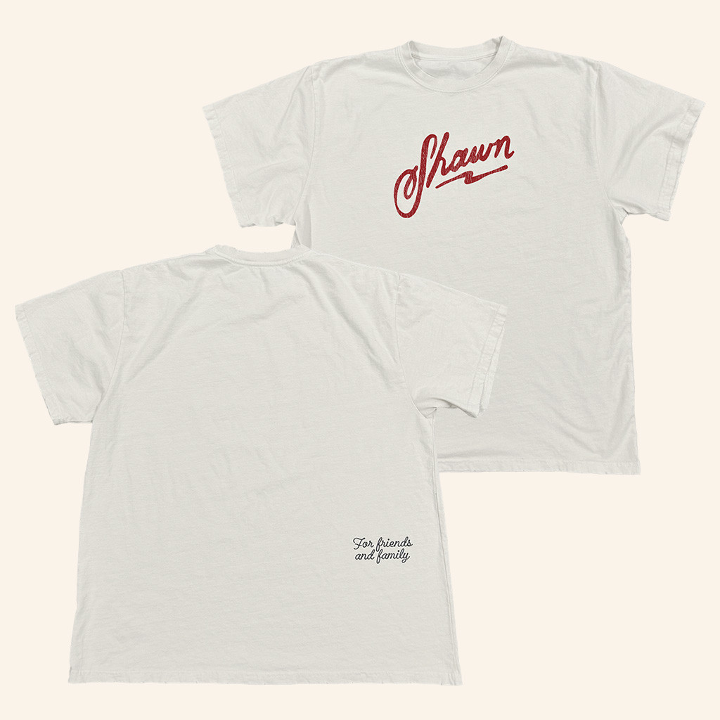 Shawn Mendes Tour Merch Shawn For Friends And Family T-Shirt Christmas Gifts For Men Shawn Mendes Tour Merch Shawn For Friends And Family T-Shirt Christmas Gifts For Men