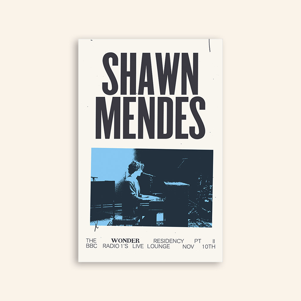 Shawn Mendes Tour Merch The Wonder Residency PII Poster Presents For Music Lovers Shawn Mendes Tour Merch The Wonder Residency PII Poster Presents For Music Lovers