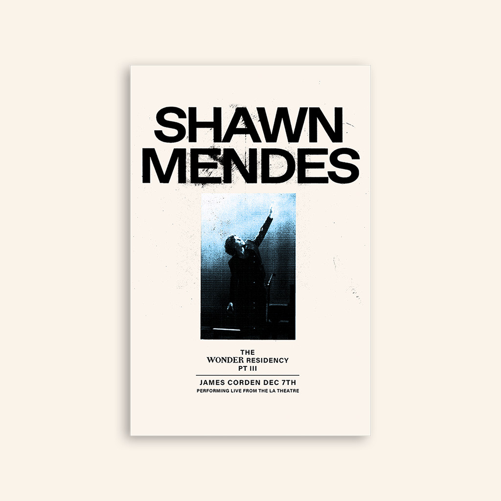 Shawn Mendes Tour Merch The Wonder Residency PIII Poster Gifts For Music Lovers Shawn Mendes Tour Merch The Wonder Residency PIII Poster Gifts For Music Lovers