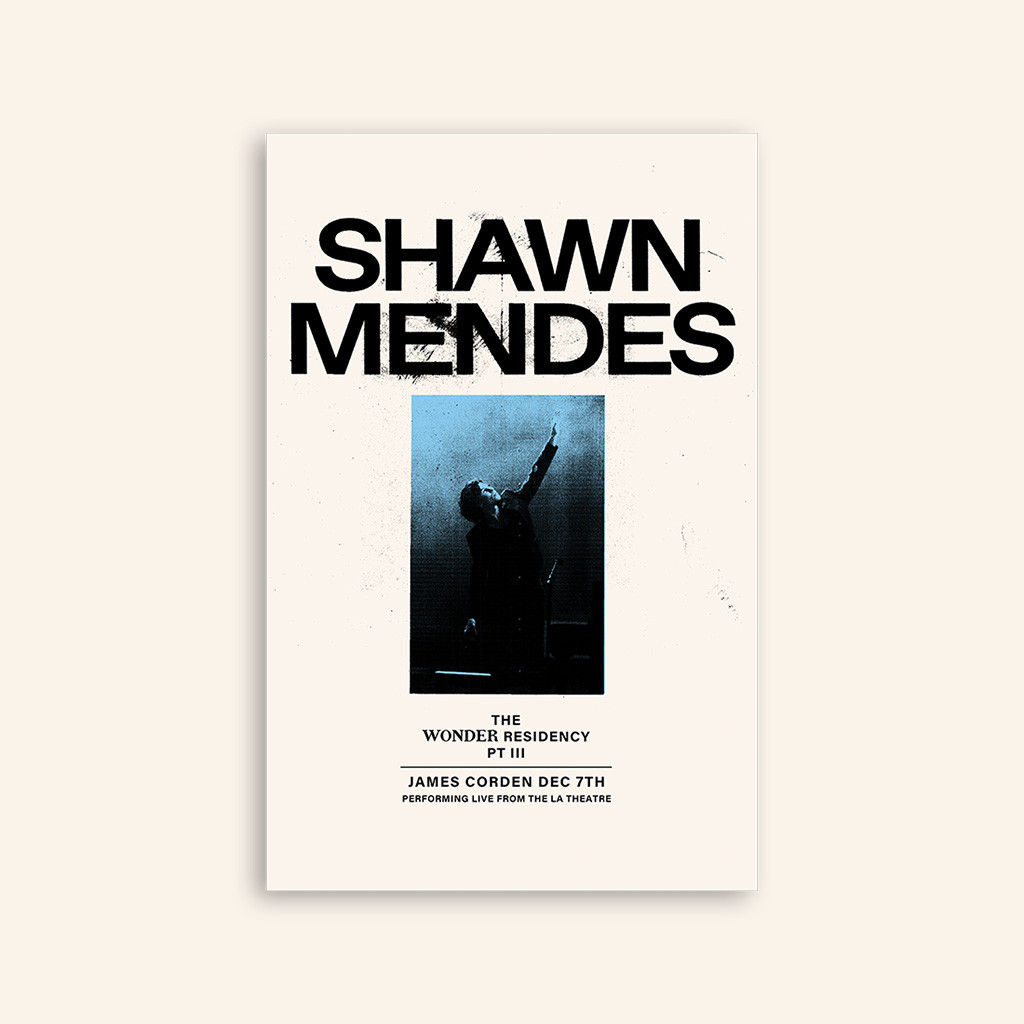 Shawn Mendes Tour Merch The Wonder Residency PIII Poster Music Gift Ideas For Guys Shawn Mendes Tour Merch The Wonder Residency PIII Poster Music Gift Ideas For Guys
