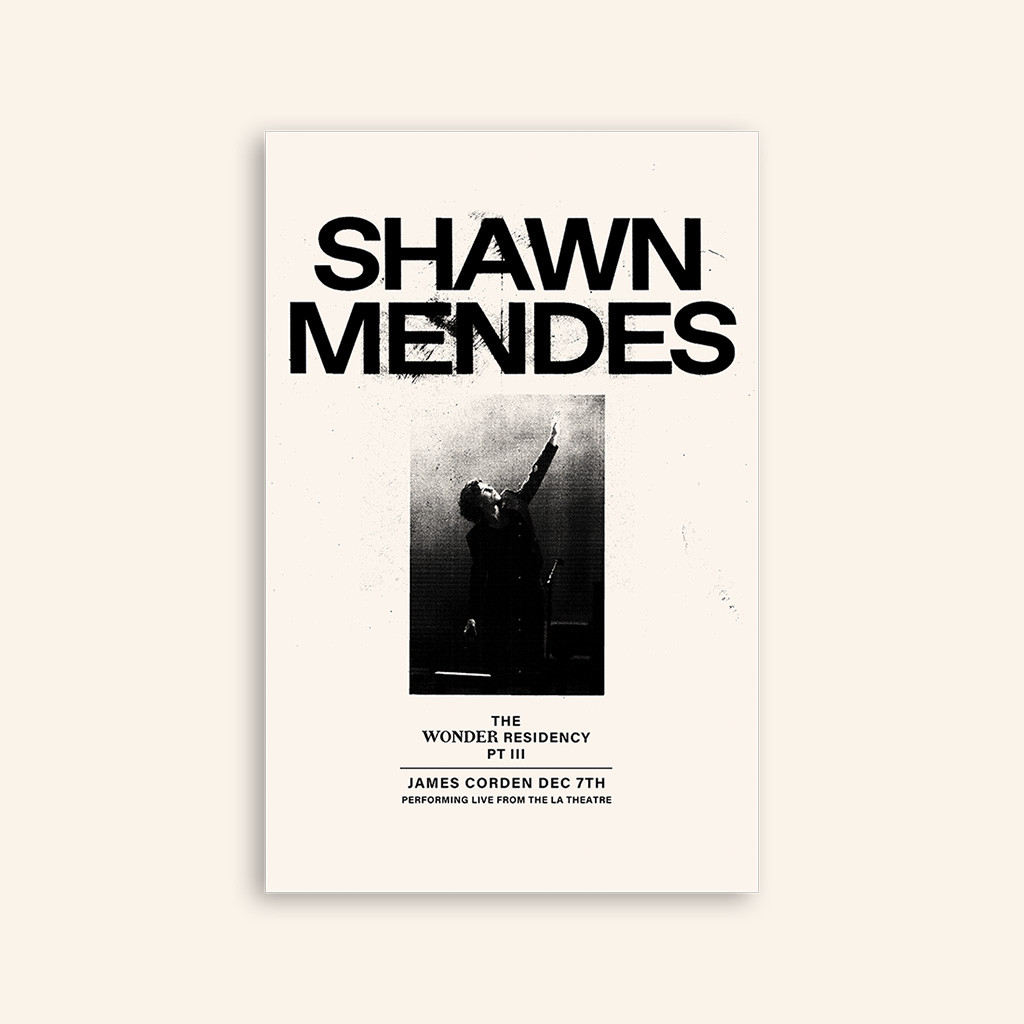 Shawn Mendes Tour Merch The Wonder Residency PIII Poster Music Related Gifts For Guys Shawn Mendes Tour Merch The Wonder Residency PIII Poster Music Related Gifts For Guys