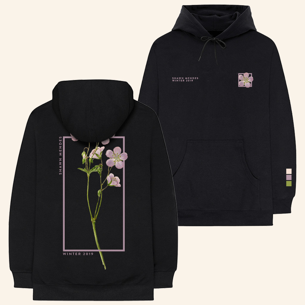 Shawn Mendes Tour Merch Winter Floral Hoodie Christmas Ideas For Sister Shawn Mendes Tour Merch Winter Floral Hoodie Christmas Ideas For Sister