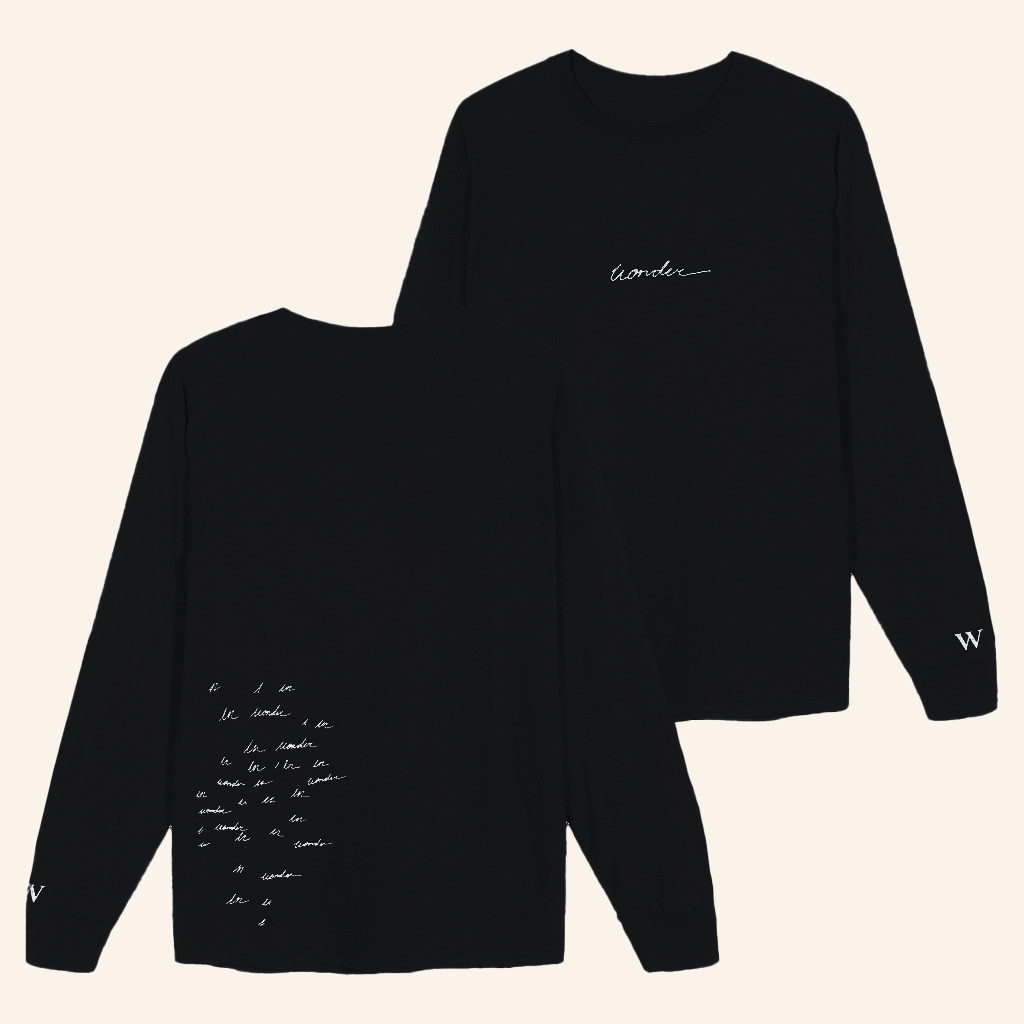 Shawn Mendes Tour Merch Wonder Script Long Sleeve Shirt Christmas Present Ideas For Dad Shawn Mendes Tour Merch Wonder Script Long Sleeve Shirt Christmas Present Ideas For Dad