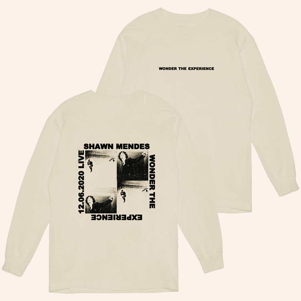 Shawn Mendes Tour Merch Wonder The Experience Long Sleeve Shirt Music Lover Gifts For Him Shawn Mendes Tour Merch Wonder The Experience Long Sleeve Shirt Music Lover Gifts For Him
