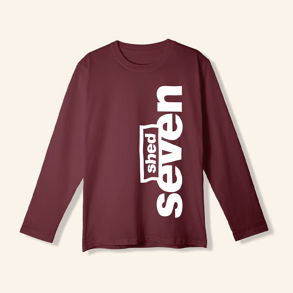 Shed Seven Merch Logo Maroon Long Sleeve T-Shirt Gifts For Best Friends Shed Seven Merch Logo Maroon Long Sleeve T-Shirt Gifts For Best Friends