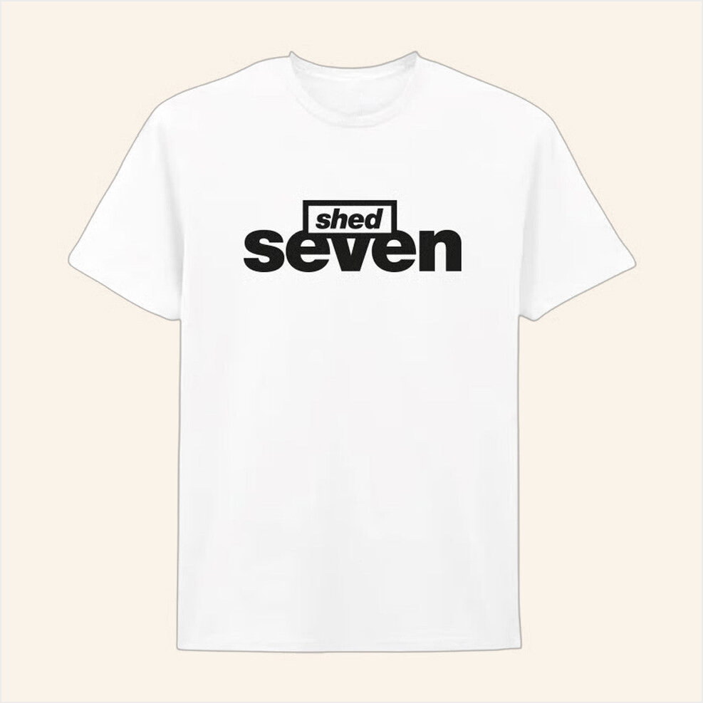 Shed Seven Merch Shed Seven Logo T-Shirt Gifts For Best Friends Birthday Gifts For Sister