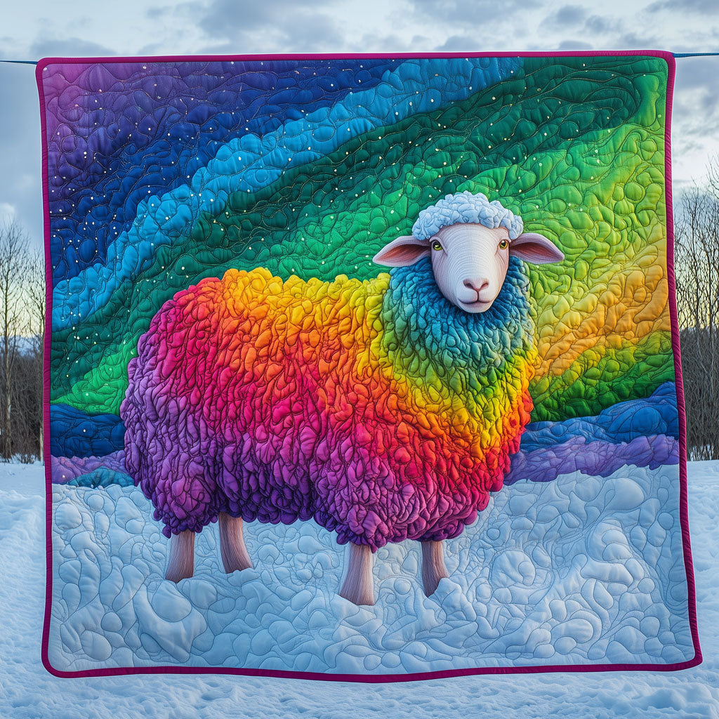 Sheep Aurora Quilt Beautiful Quilt Blanket Gift for Cozy Living
