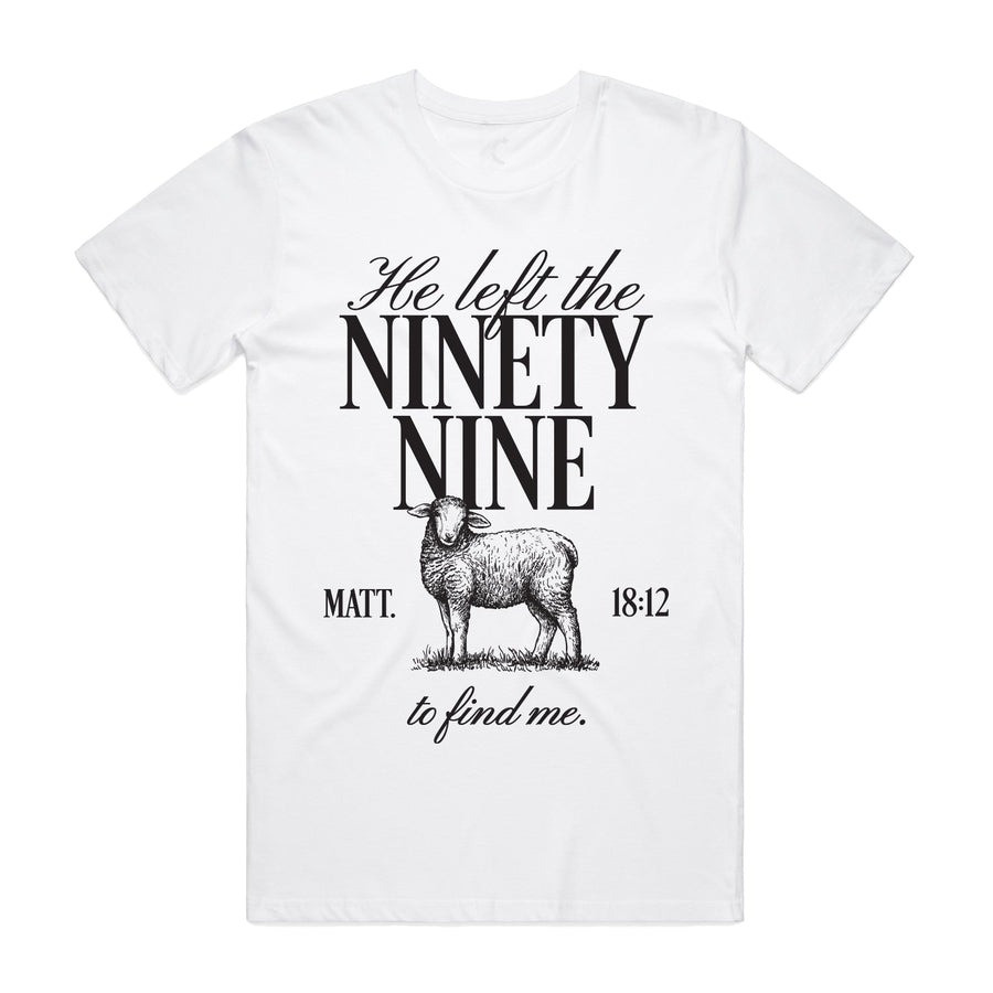 Sheep He Left The Ninety Nine To Find Me T-Shirt Bible Inspired Shirt Christian Christmas Gifts
