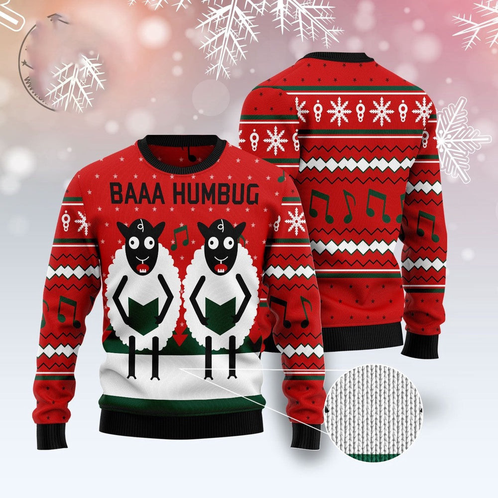 Sheep Lalala Ugly Christmas Sweater Funny Ugly Christmas Sweater Cool Christmas Gifts