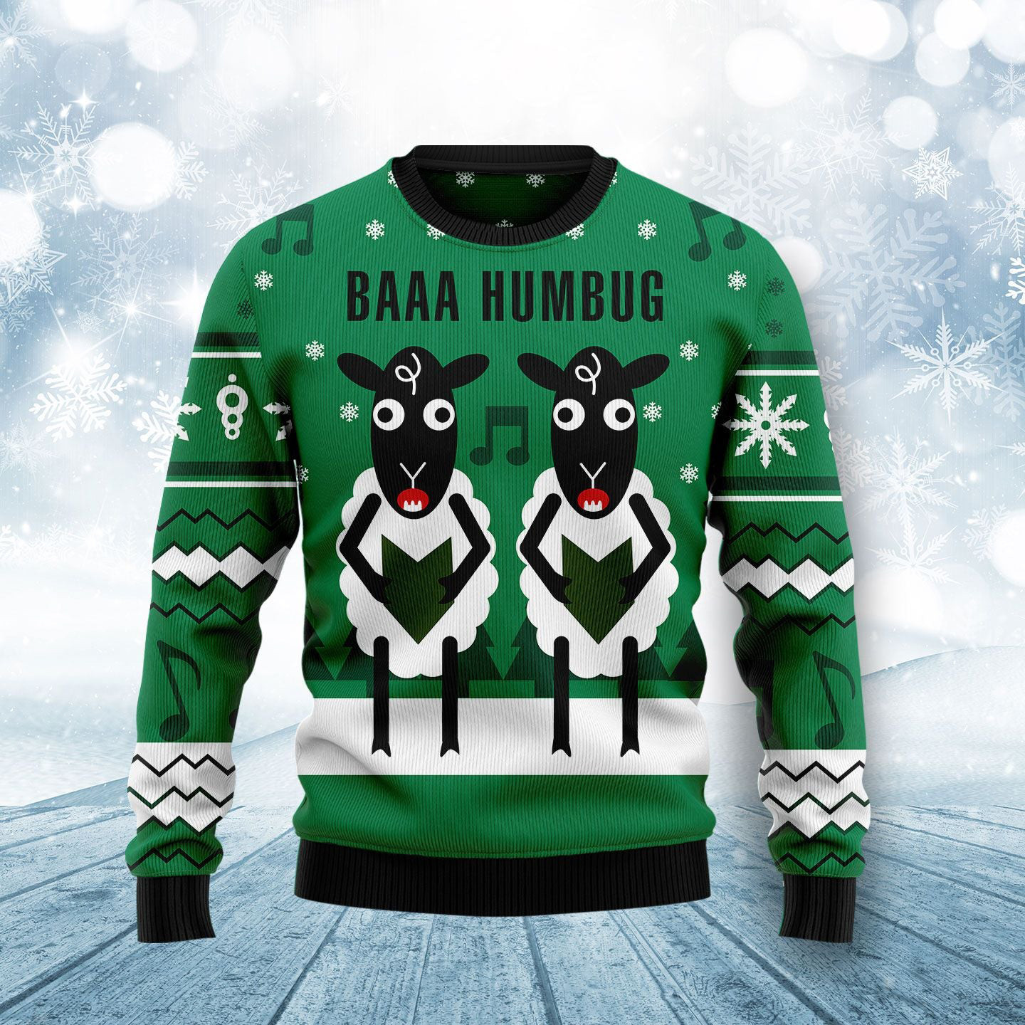 Sheep Ugly Christmas Sweater Baa Humbug Animal Clothing Christmas Gifts For Sheep Lovers
