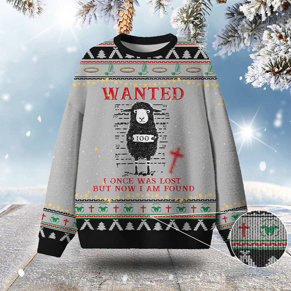 Sheep Wanted 100 Ugly Christmas Sweater Animal Themed Winter Apparel Sheep Lover Xmas Gifts