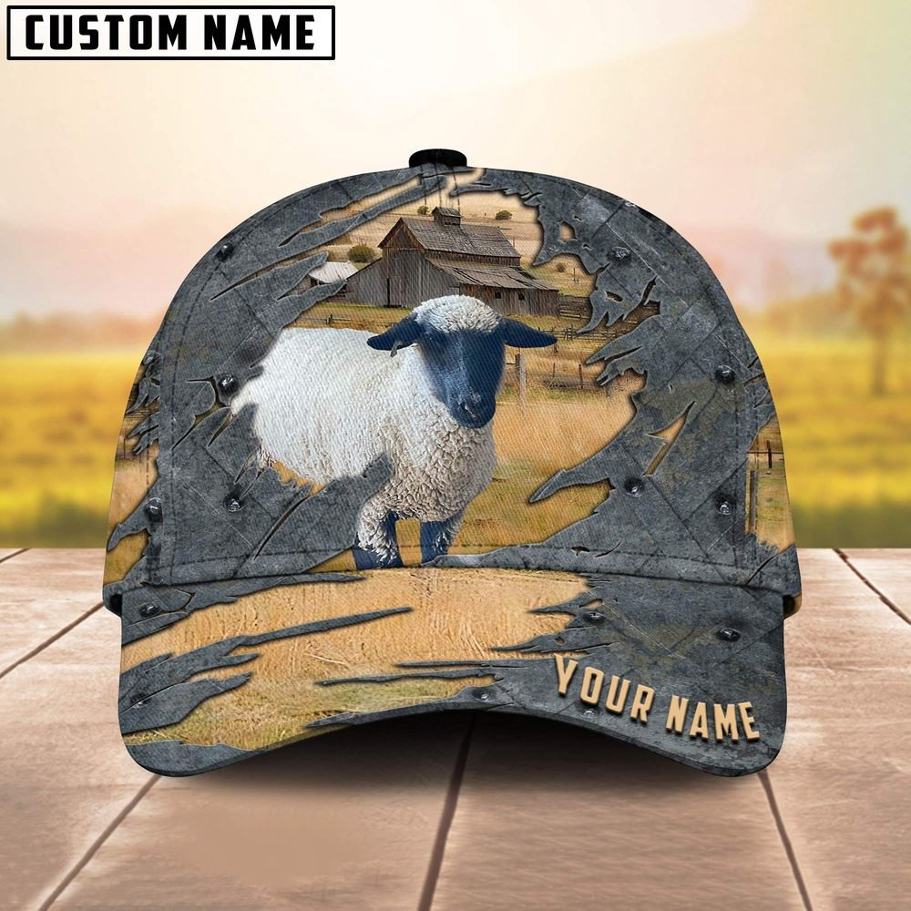 Sheep2 Customized Name Cap Farmer Baseball Cap Gift For Farmer