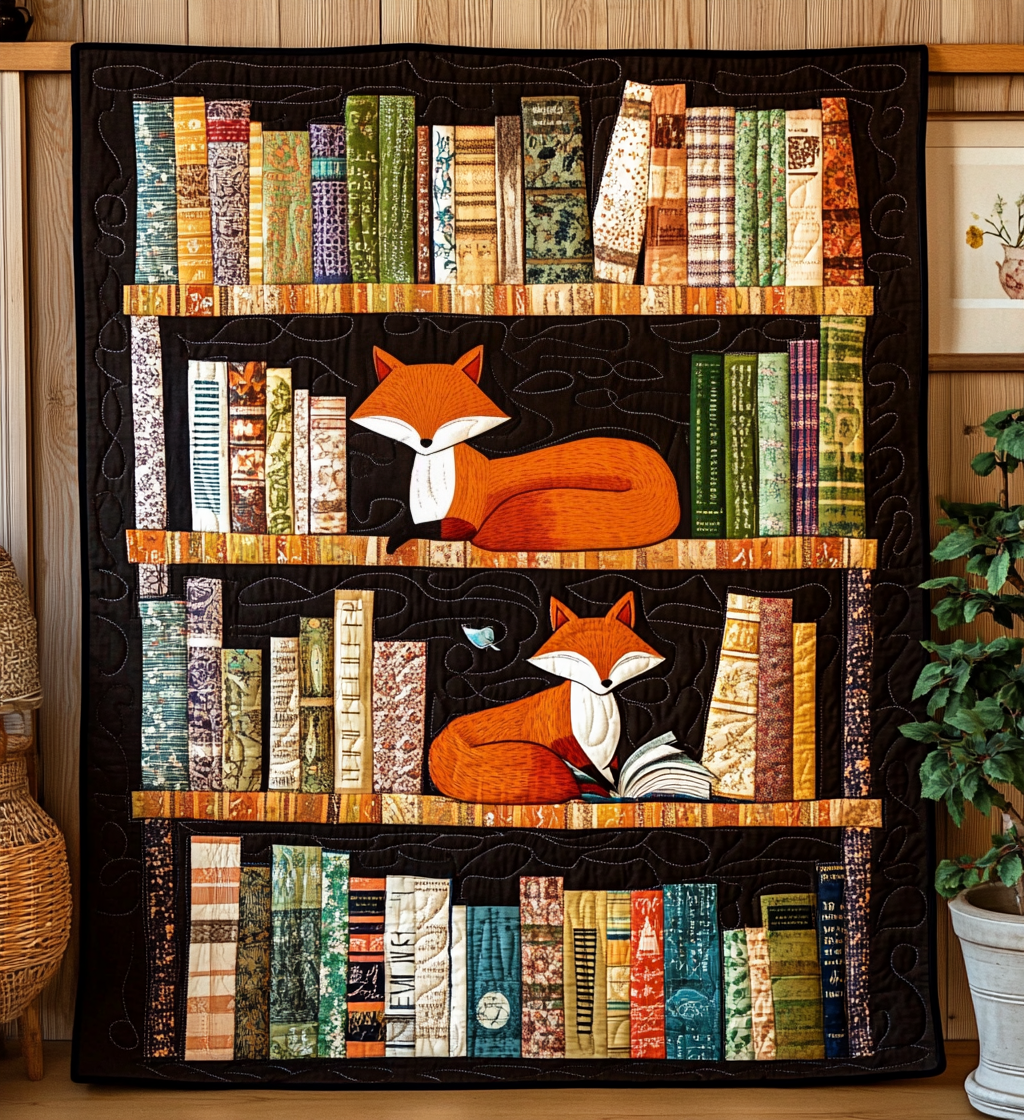 Shelves Of Imagination Quilted Blanket Cute Blankets For Bed