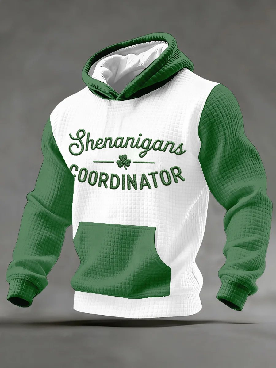 Shenanigans Coordinator Hoodie St Patrick's Day Apparel Best Gifts For Boyfriend