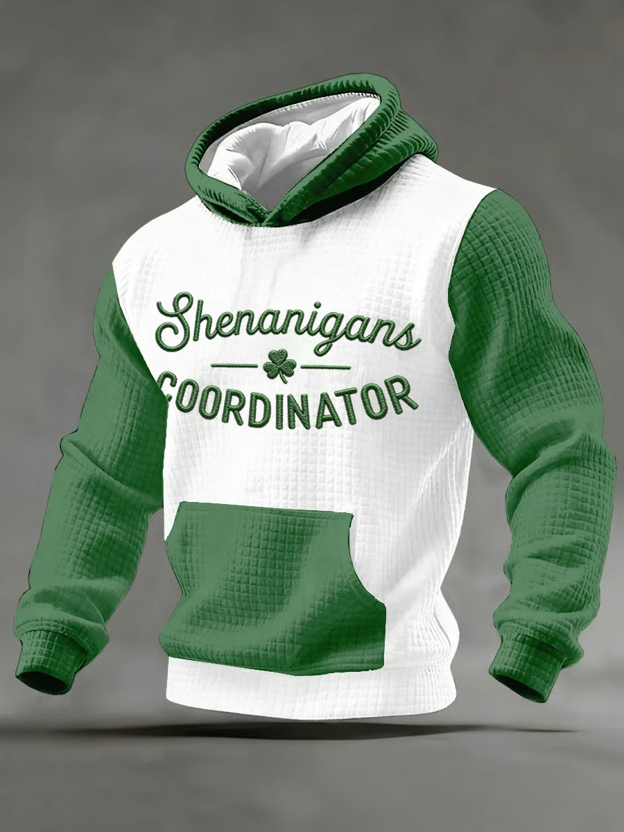 Shenanigans Coordinator Hoodie St Patty'S Day Apparel Happy St Patricks Day Gifts