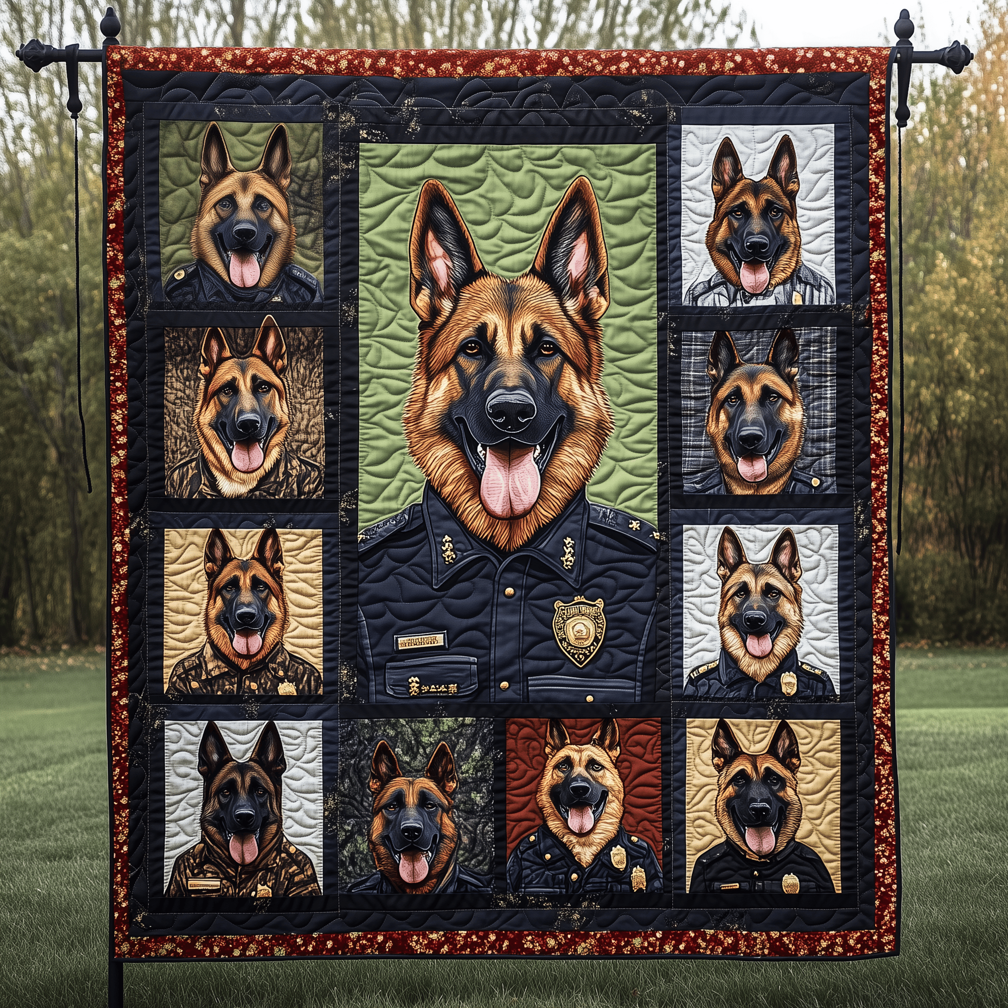 Shepherd Pride Quilted Blanket Christmas Quilted Blanket Cool Christmas Gifts For Wife