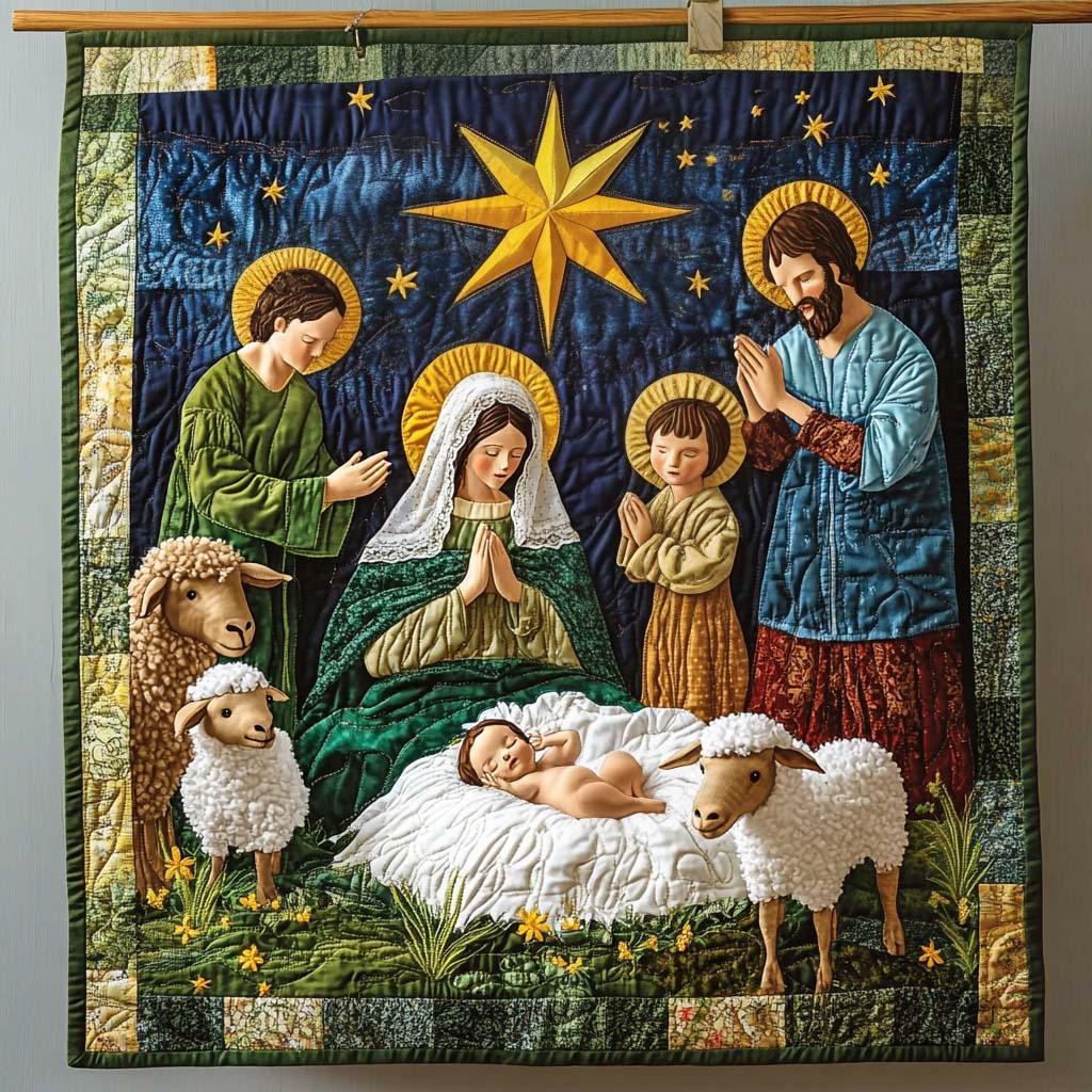 Shepherd Watch Quilted Blanket Unique Religious Gifts