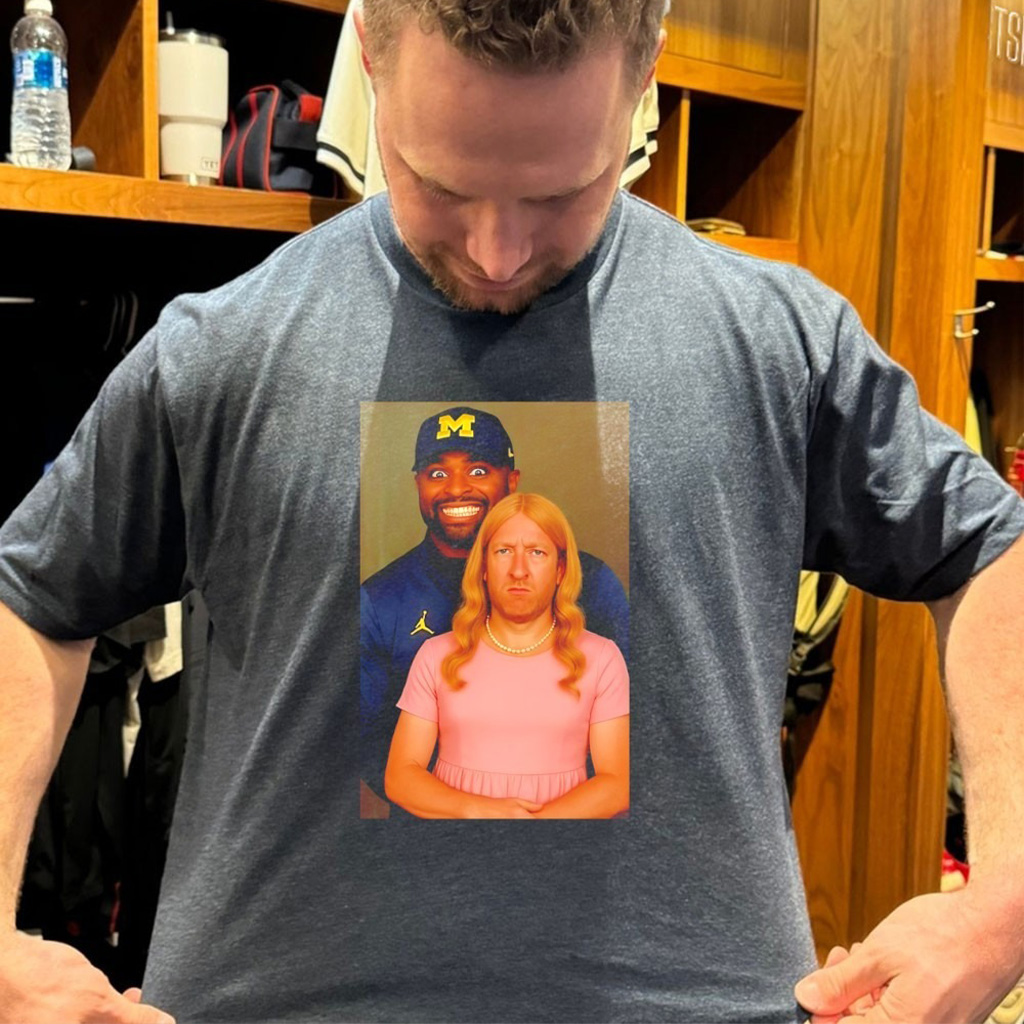 Sherrone Moore And His Assistant During Happier Times T Shirt Sherrone Moore And His Assistant During Happier Times T Shirt