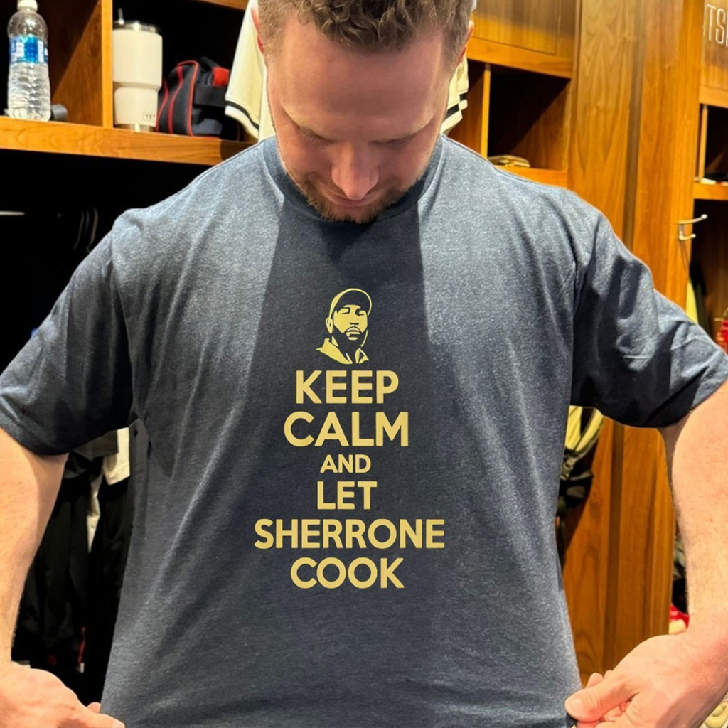 Sherrone Moore Keep Calm And Let Sherrone Cook Don Thomas 25 T Shirt Sherrone Moore Keep Calm And Let Sherrone Cook Don Thomas 25 T Shirt