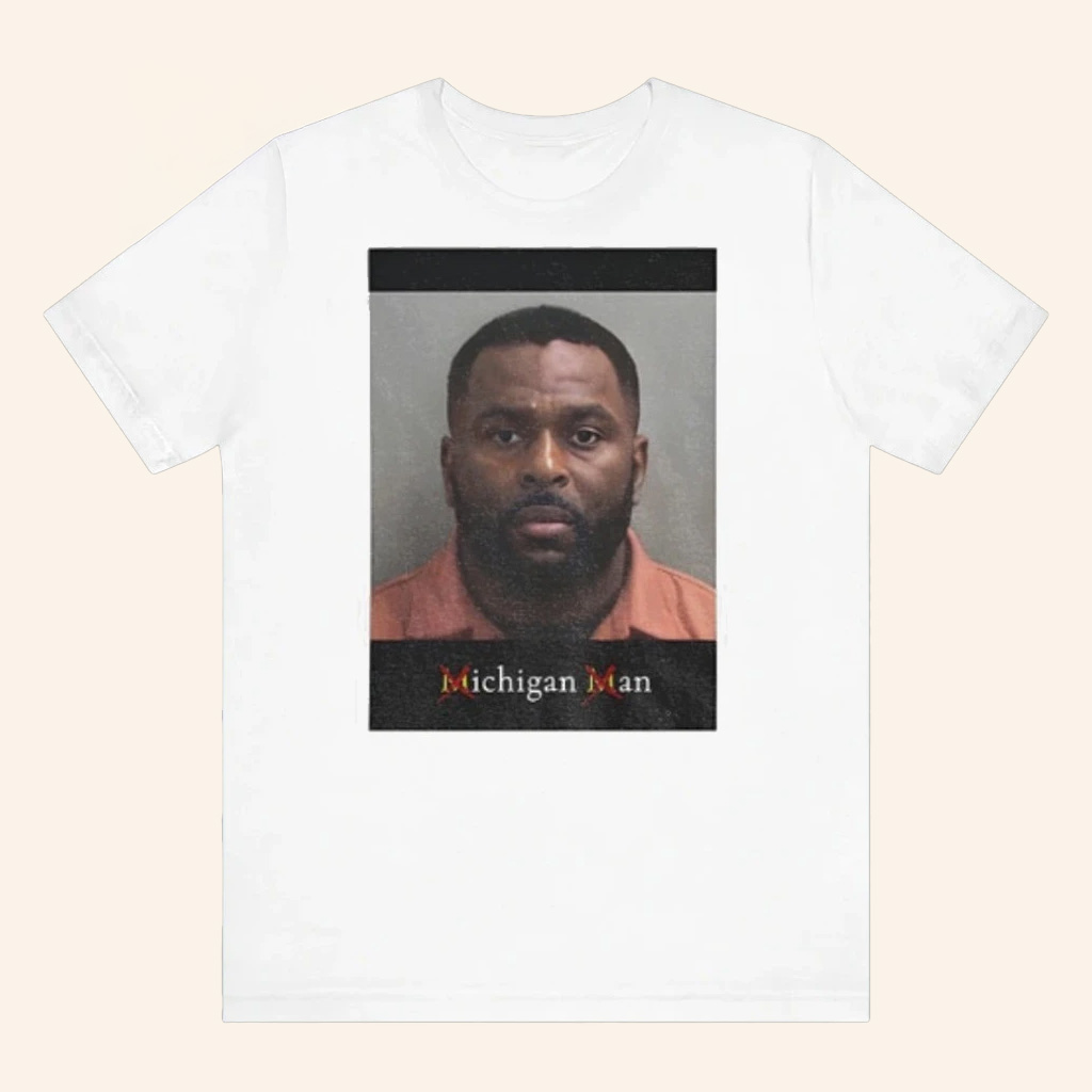Sherrone Moore Mugshot T-Shirt Michigan Football Merch Best Gifts For Fans
