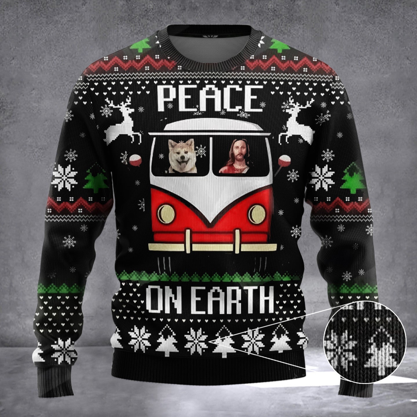 Shiba Inu And Jesus Piece Ugly Christmas Sweater Xmas Gifts For Shiba Inu Lovers Shiba Inu And Jesus Piece Ugly Christmas Sweater Xmas Gifts For Shiba Inu Lovers