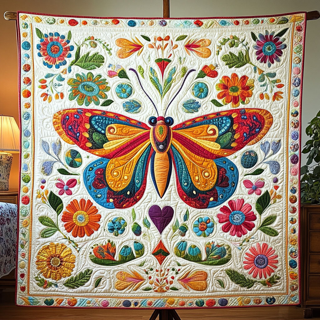 Shifting Wings Quilted Blanket Sofa Couch Throw Blanket Gifts For Butterfly Lovers