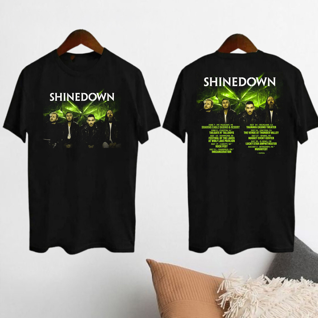 Shinedown Band Summer Tour Shirt Shinedown Merch Birthday Gift For Rock Fans