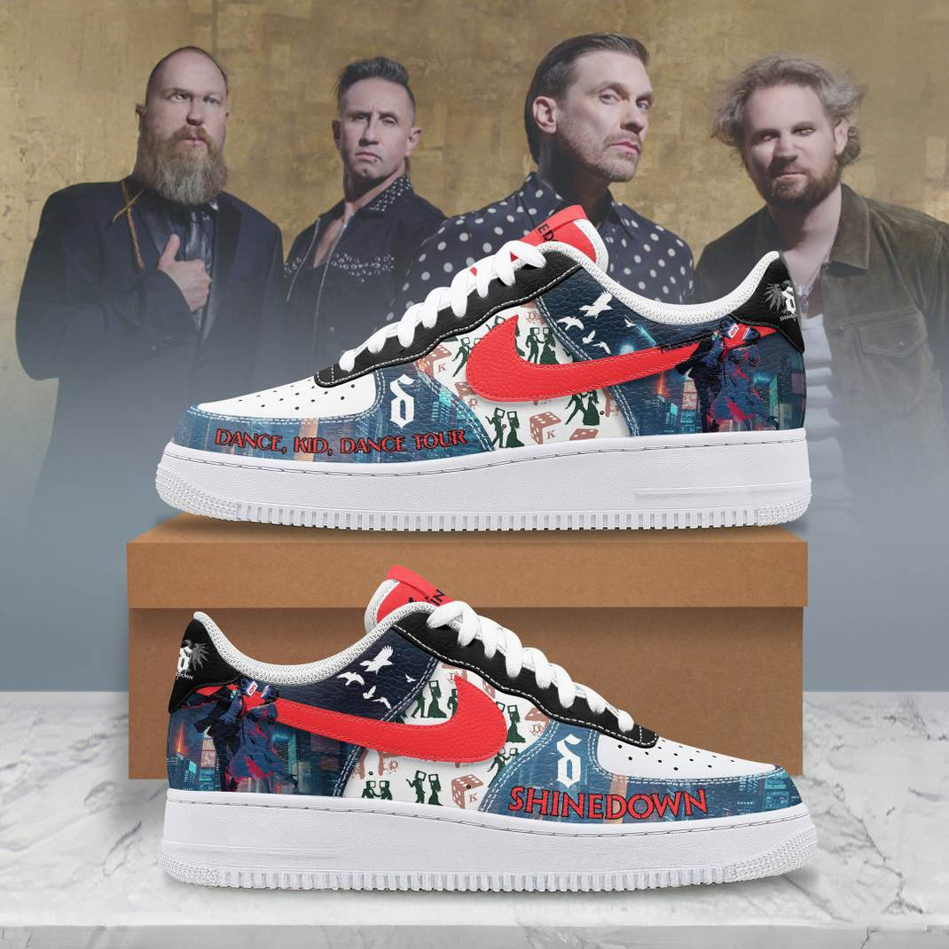 Shinedown Dance Kid Dance Tour Air Force 1 Sneaker Music Fans Gift