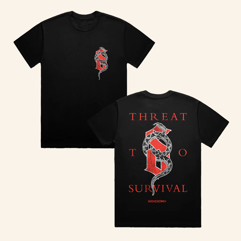Shinedown Merch Threat To Survival X T-Shirt Gifts For Husband